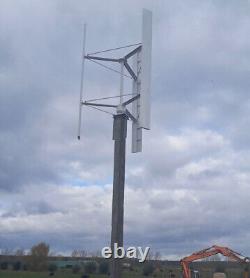 6KW 220V 380V Vertical Axis Wind Power Turbine Permanent Magnet Wind Generator