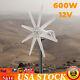 8 Blades 600w Wind Turbine Generator Kit With Charge Controller Windmill Power
