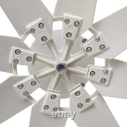 8 Blades 600W Wind Turbine Generator Kit with Charge Controller Windmill Power