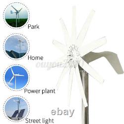 8000W 12/24V 10 Blades Wind Turbine withBattery Controller For Battery Charging