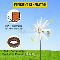 8000W 12/24V 10 Blades Wind Turbine withBattery Controller For Battery Charging
