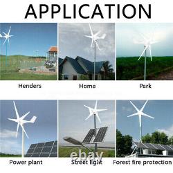 8000W 3/5 Blade Wind Turbines 12/24V With Charge Controller Generator Home Power
