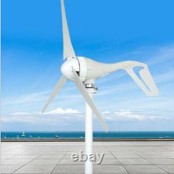 8000W 3 Blades Wind Turbine Generator Kit Vertical Axis Residential Power Garden