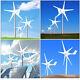 8000w 5 Blades Wind Turbine Generator Max Power Dc 24v Kit With Charge-controller