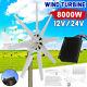 8000w 8 Blades Wind Turbin Kit Generator With Controller Environmental 12v