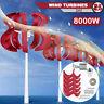 8000w Dc 5-blades Gourd Wind Turbine Generator Vertical Axis Wind Power 24v New