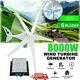 8000w Max Power 5 Blades Wind Turbine Generator Kit With 24v Charge Controller