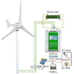 8000W Wind Turbine Generator Charger Controller Windmill Power AC 12V