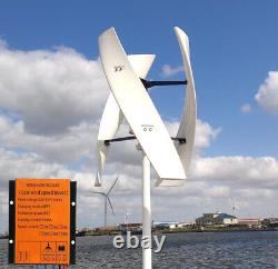 800W 12/24/48V Maglev Vertical Wind Turbine Energy Wind Generator With Controller