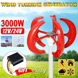 800W 24V Wind Turbine Generator Lattern MPPT Controller Energy Windmill Power