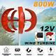 800w 5 Blades Lantern Wind Turbine Generator Vertical Axis Home Power Energy Kit