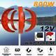 800w Max 12v 5 Blade Wind Turbine Wind Vertical Axis Generator Kit With Controller
