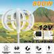 800w Max12v 5 Blade Wind Turbine Wind Vertical Axis Generator Unit With Controller