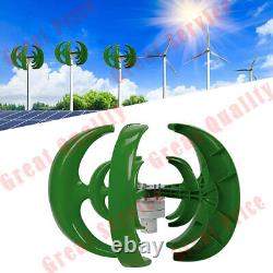 800W Vertical Axis Wind Power Turbine Generator 24V Controller Home Windmill Kit