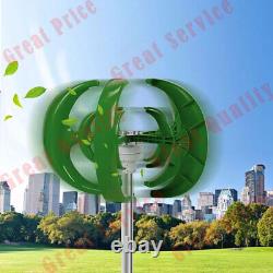 800W Vertical Axis Wind Power Turbine Generator 24V Controller Home Windmill Kit