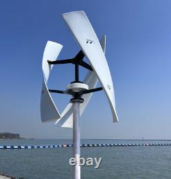 800W Vertical axis Wind Turbine 12V 24V 48V roof garden Wind Power Generator Kit