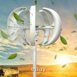 800W Wind Turbine Generator 24V 5 Blades Lantern Vertical Axis Permanent Magnet