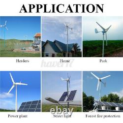 9000W 12-24V Wind Turbine Generator 5 Blades with Charge Controller