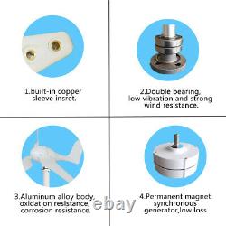 9000W 5 Blades Wind Turbine Generator with Charge Controller Windmill Power DC
