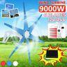 9000w Powerful 6 Blade 12v/24v Wind Turbine Generator Kit