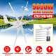 9000w Wind Turbines Generator Horizontal Windmill Energy 6 Nylon Fiber Blades 48