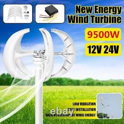 9500W Wind Turbine Generator Power 12V 24V 5 Blades Axis Motor Kit Electromagnet