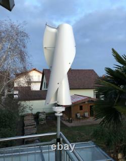 Axis Vertical Wind Turbine Generator Kits 400W 12/24V Darrieus Savonius Windmill