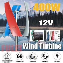 DC 12V 3-Blades Helix Wind Turbine Generator Vertical Axis Wind Power+Controller