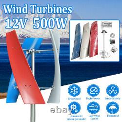 DC 12V 3Blades Helix Wind Turbine Generator Vertical Axis Wind Power USA 400W