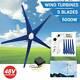 Dc 48v 5 Blades 5000w Wind Turbine Generator Set With Power Charge Controller Us