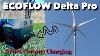 Ecoflow Delta Pro Solar Generator Wind Turbine Charging