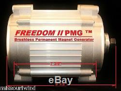 Freedom II PMG 48 volt permanent magnet alternator generator 4 wind turbine