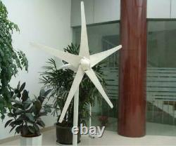 High Efficient 5 Blades Wind Turbine Generator 12V 400W Safe Wind Speed 50m/s