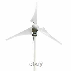 Home 600W Wind Turbine Generator Kits 12V 24V Horizontal MPPT Charge Controller