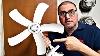 Homemade Wind Turbine With A Fan Without Modifying It Incredible Wind Power Recalibration