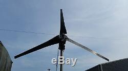 Hornet Super green 12v to 60v 600 watt 3 blade wind generator turbine heavy duty