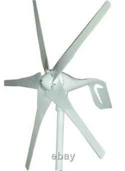 INTBUYING 5 Blades Wind Turbine Generator 12V 1/2 HP 50m/s Wind Speed Newest