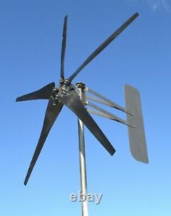 KT5 Wind Turbine Roller+Furl SC 5 Blade 1685W 12 volt AC 3-wire 6.3 kWh