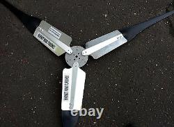 Low wind type wind turbine blade set 3 black 3 alloy kit