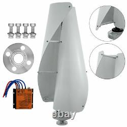 Maglev Axis Wind Power Vertical Turbine Generator 400W WithPWM Controller White