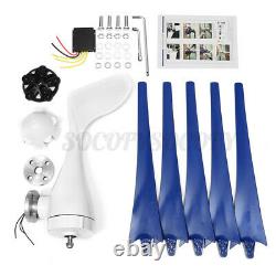 Max Power 9000W Wind Turbine Generator 12V / 24V 5 Blades With Charge Controller