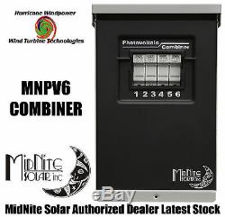 Midnite Solar Mnpv6 Pv Combiner Box For Solar Panel Wind Turbine Wind Generator