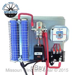 Missouri Freedom 12 Volt 1600 Watt 5 Blade Wind Turbine Generator Kit Gray