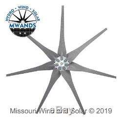 Missouri Freedom 48 Volt 1600 Watt Max 7 Blade Wind Turbine Generator