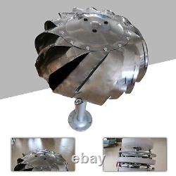 Spheroidal Vertical 2 Phase Disc Permanent Magnet Wind Turbine Generator Model