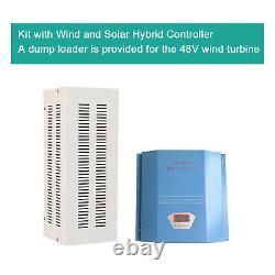 Tumo-Int 3000W 5Blades Wind Turbine Generator Windmills with Charger Controller
