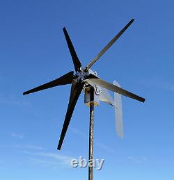 Typhoon Up Tilting Unibody Yaw Wind Turbine Generator 5KT props 48 Volt AC Power