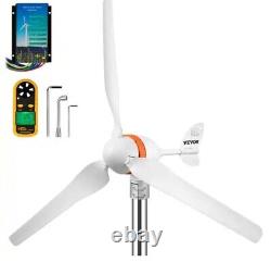 VEVOR 400W 3 Blades Wind Turbine Generator withWind & Solar Controller/Anemometer