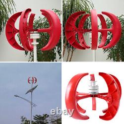 Vertical Axis Lantern Wind Turbine 12V 600W Alternative Home Energy Generator