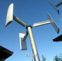 Vertical axis wind turbine generator DOMUS 500 House Garden Boat Roof 500W VAWT